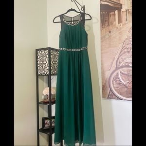 Robbie Bee Evening Dress - Emerald Green